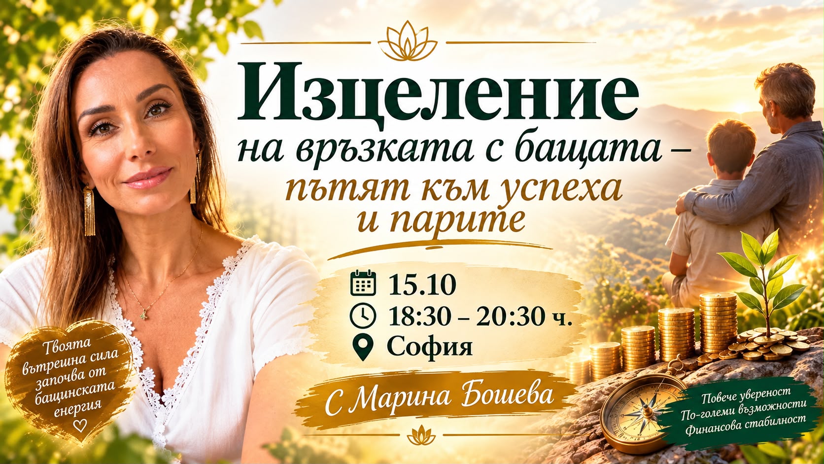 Изцеление на връзката с бащата- Пътят към реализацията