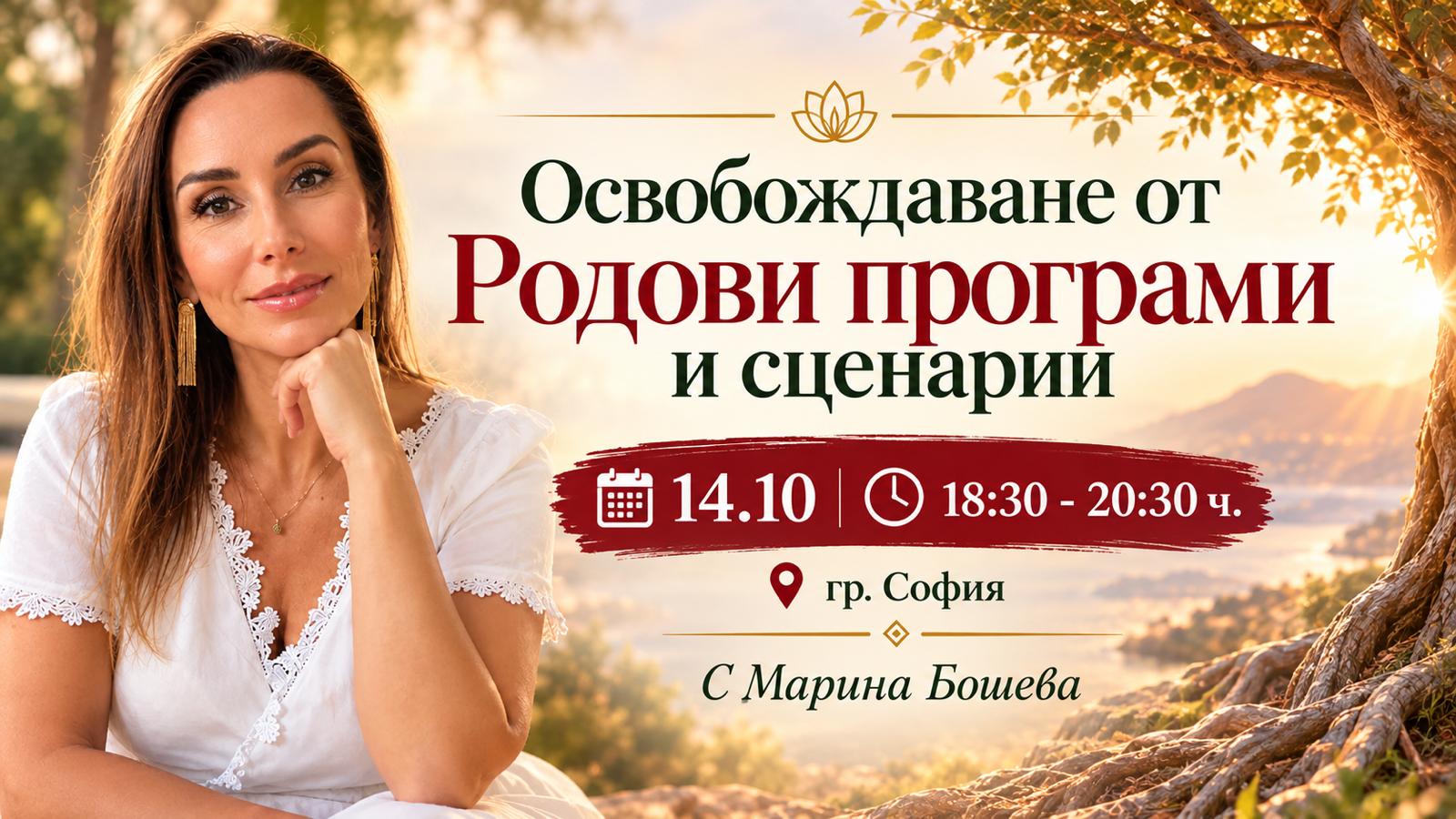 Освобождаване от Родови програми и сценарии- София и Онлайн