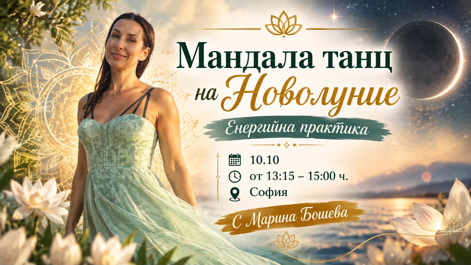 Мандала танц на Новолуние с Марина Бошева