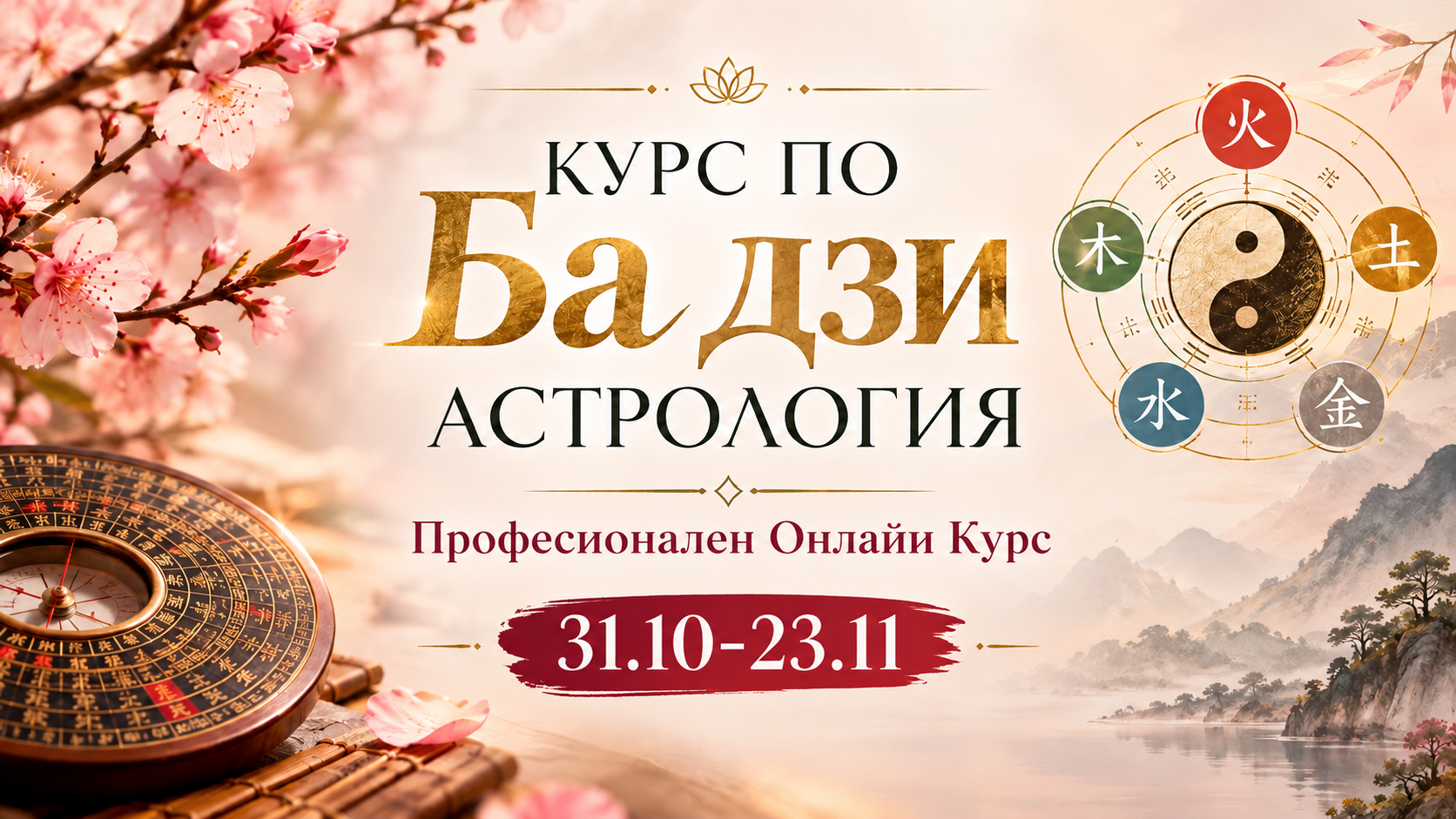 Курс по Ба Дзи астрология – професионален онлайн курс